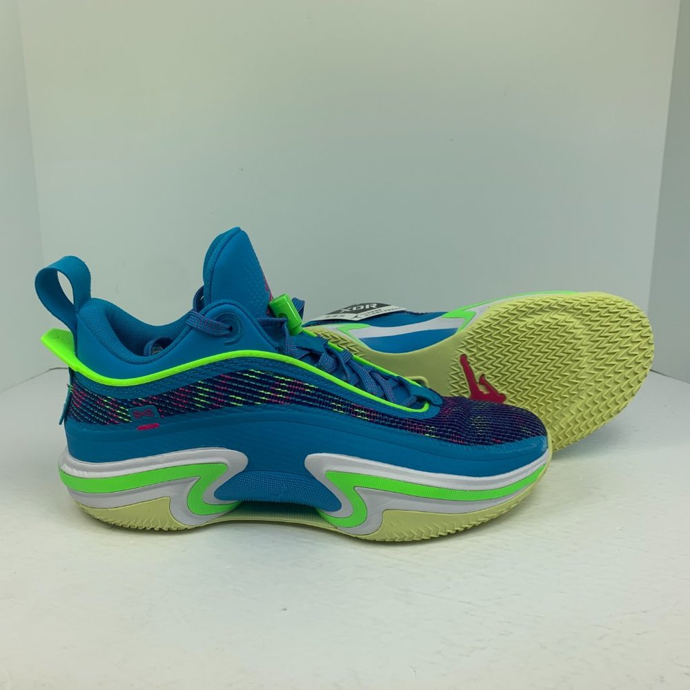 Nike Air Jordan XXXVI 36 Low Luka PF Laser Blue Electric Green DN4195-430 - Picture 7 of 12